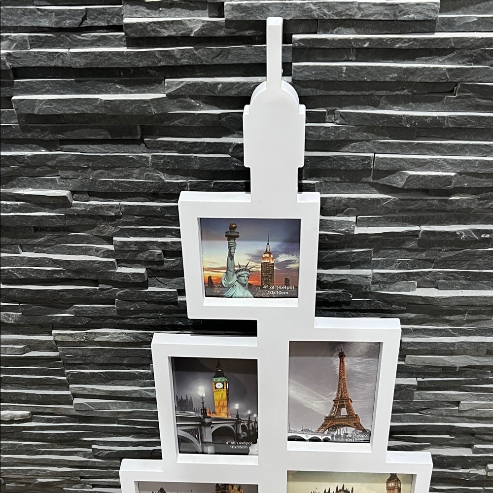 White Eiffel Tower Photo Frame - Picture 5 of 8